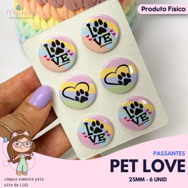 Passantes - PET LOVE - 25mm - Imagem 1