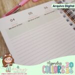 ARQ DIG - Agenda COLLORS A5 - 2026 - Imagem 4