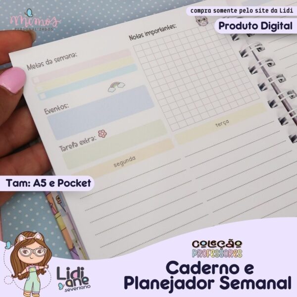 ARQ DIG - Planejador Semanal e Caderno - Professores - Imagem 4