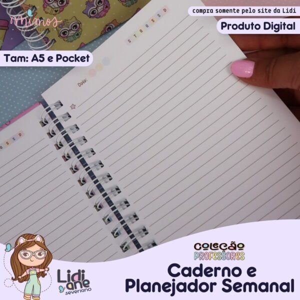 ARQ DIG - Planejador Semanal e Caderno - Professores - Imagem 3