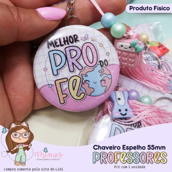 Chaveiro Professores - Melhor Profe - Imagem 1