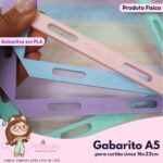 Kit  de Réguas - Gabarito A5 (capa 16x22cm) - Imagem 2