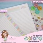 KIT IMPRESSOS - Caderno de Disco A5 - COLORS - Imagem 3