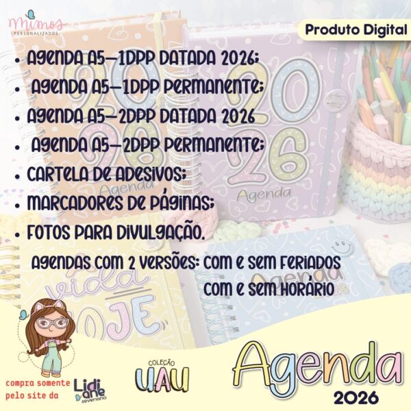 ARQ DIG - Agenda UAU (2026 e Permanente) - Imagem 2