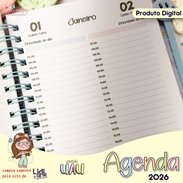 ARQ DIG - Agenda UAU (2026 e Permanente) - Imagem 9
