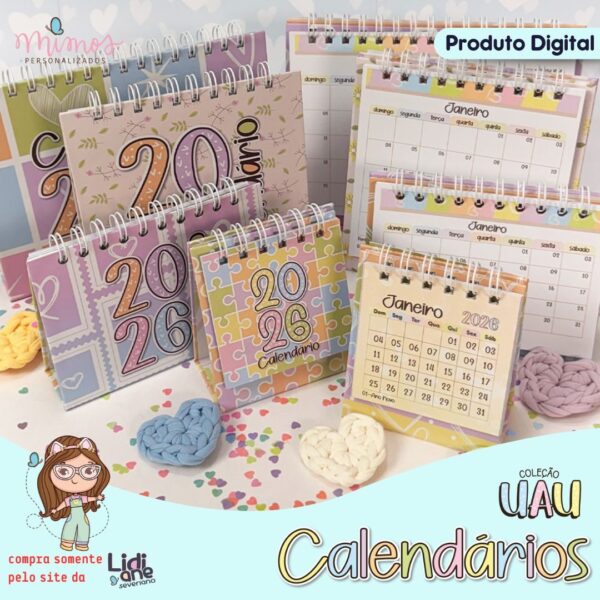 ARQ DIG - Calendários 2026 UAU - Imagem 1