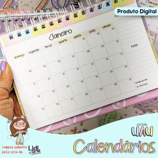 ARQ DIG - Calendários 2026 UAU - Imagem 4