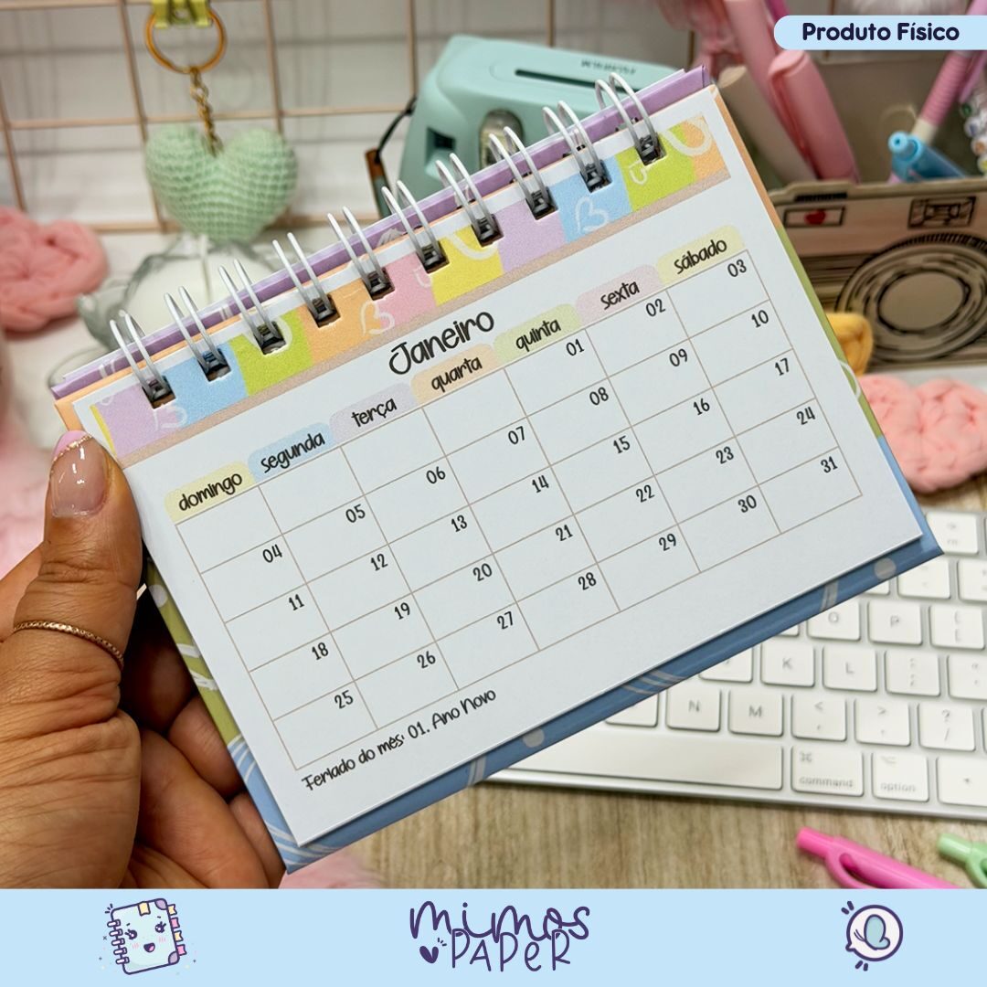 ColUAU-ProdFis17 Calendário de Mesa 2026 - Imagem 2