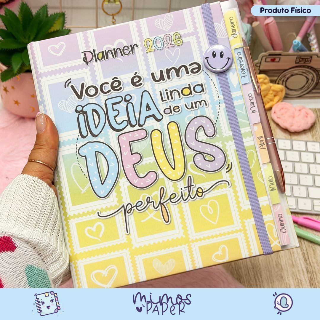 ColUAU-ProdFis2 Planner UAU 2026 - DEUS PERFEITO - Imagem 1