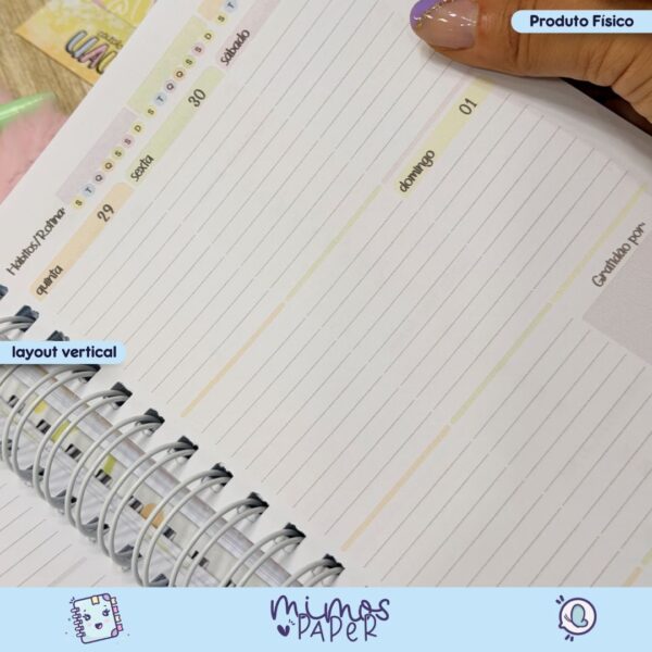 Planner UAU 2026 - FLORAL - Imagem 4