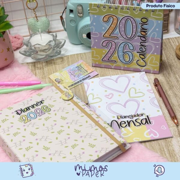 Planner UAU 2026 - FLORAL - Imagem 2