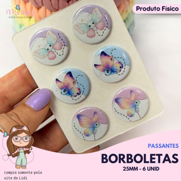Passantes Borboletas - Imagem 1