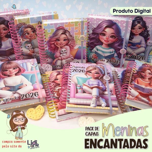 ARQ DIG - Pack de Capas - Meninas Encantadas - Imagem 1