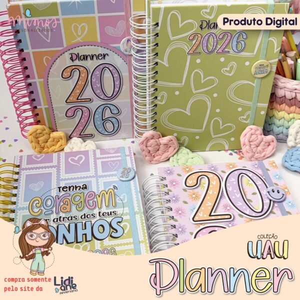 ARQ DIG - Planner UAU (2026 e Permamente) - Imagem 1
