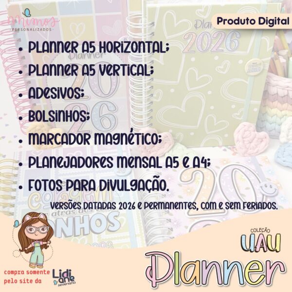 ARQ DIG - Planner UAU (2026 e Permamente) - Imagem 2