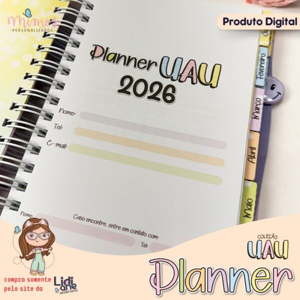 ARQ DIG - Planner UAU (2026 e Permamente) - Imagem 8