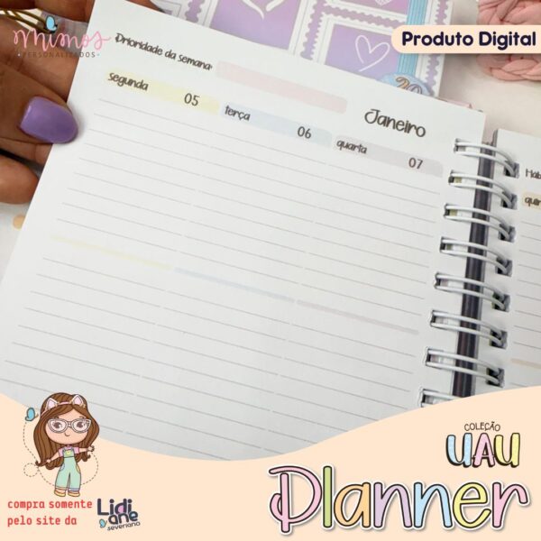 ARQ DIG - Planner UAU (2026 e Permamente) - Imagem 3