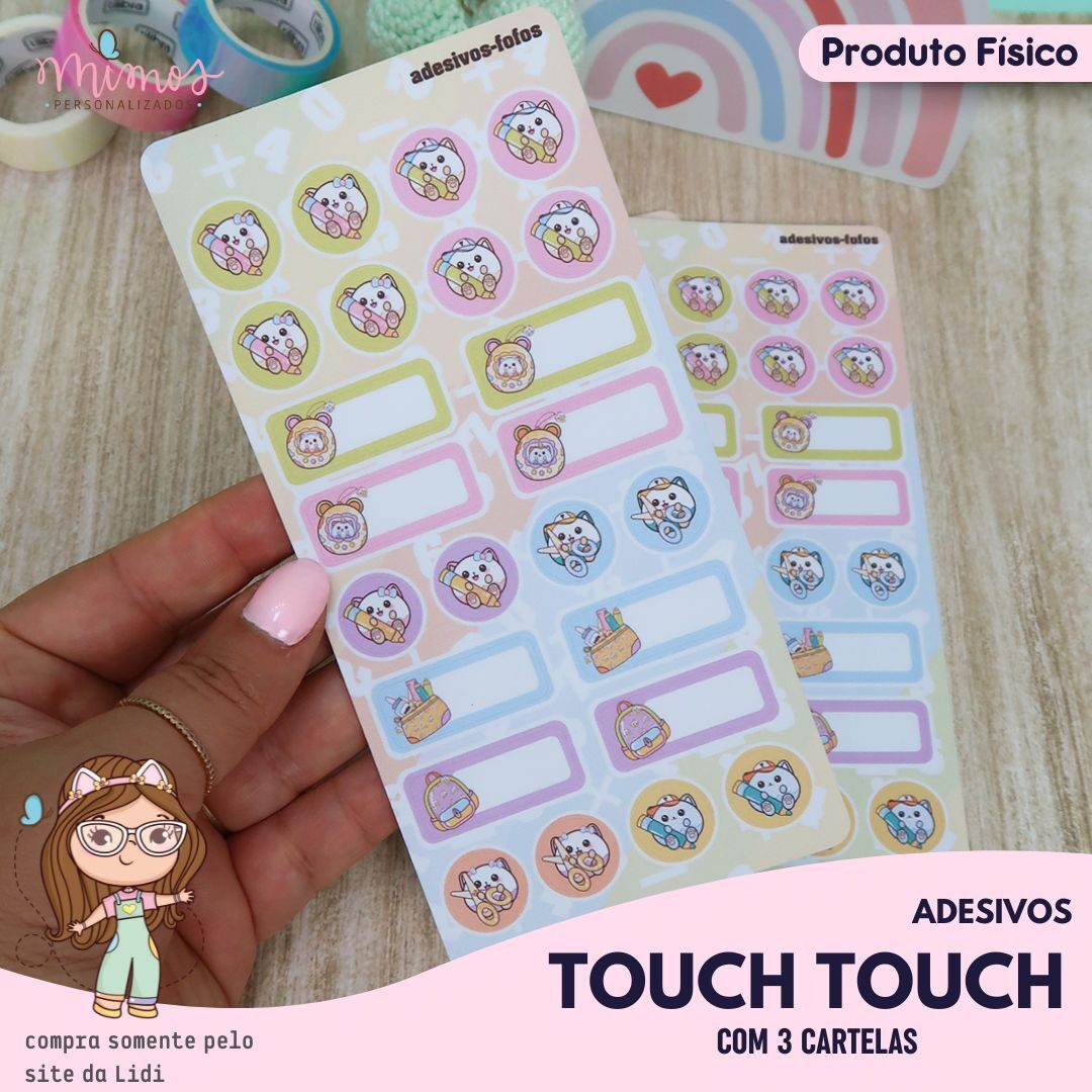 Escolar-UAU1 Adesivos TOUCH TOUCH - Imagem 1