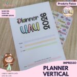 IMPRESSO - Planner UAU - VERTICAL